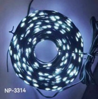 Гирлдянда 100 м. 800Led зеленый провод  белое свечение NP-3314