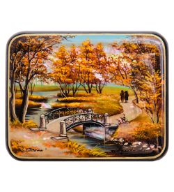 Народные промыслы ШК-55/193 Шкатулка «Осень» исп. Маркова Т