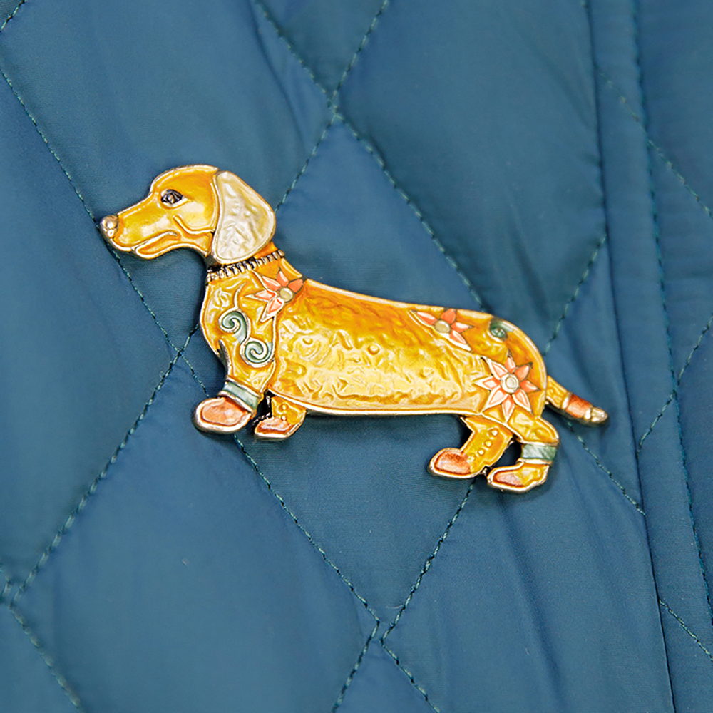 Брошь Shadore Такса XZ0711.19 G/G