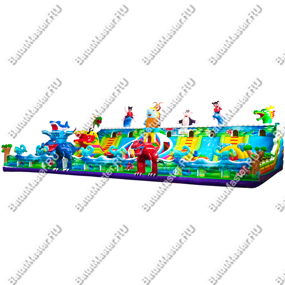 Коммерческий батут "Звериный городок" 24*15*6 м