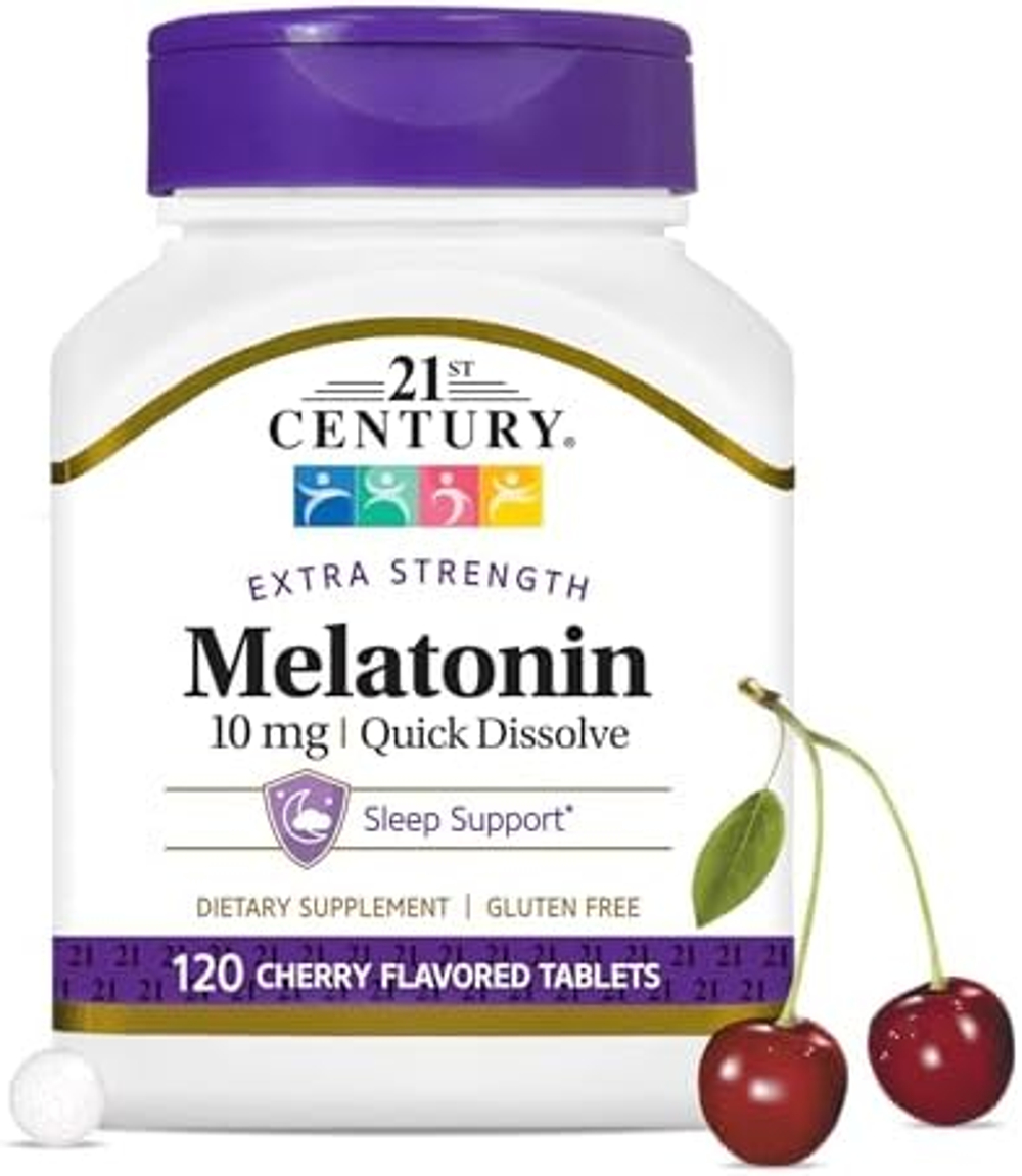Антиоксидант 21st Century Melatonin 10 мг 120 таблеток