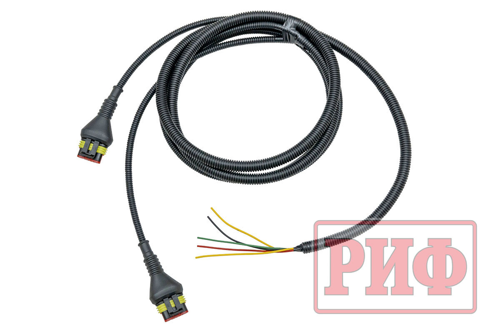 Бампер силовой задний для ГАЗ Соболь NN с фонарями, калиткой, возможностью установки фаркопа, стандарт РИФ