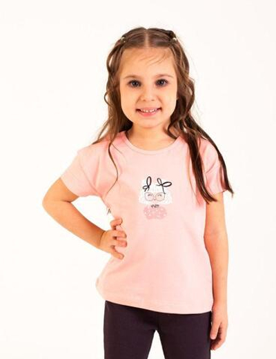 Футболка для девочки р. 110 (розовый) (Takro), 1 шт.
