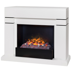 Электрокамин RealFlame Lindelse 26 WT белый с очагом 3D Cassette 630