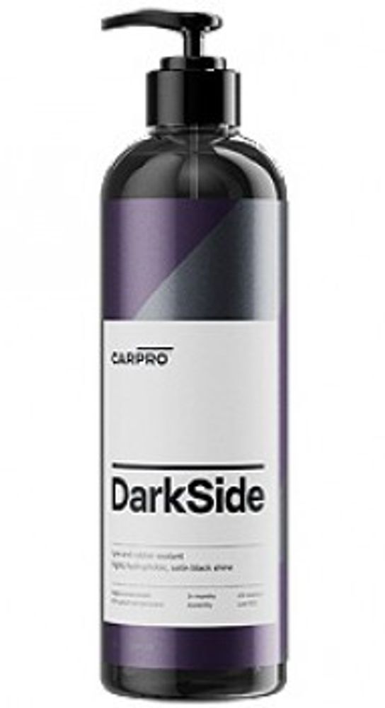 CarPro DarkSide Полироль для резины и пластика (защитное покрытие) 500мл