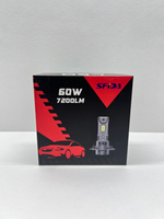 H4 / Комплект светодиодных ламп (H4) SFIDA LED V19 7200LM (2 шт./ комплект)