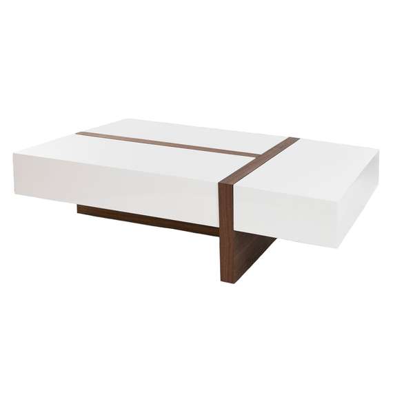 Журнальный столик Angel Cerda MH1316A /2060 лакированный белый