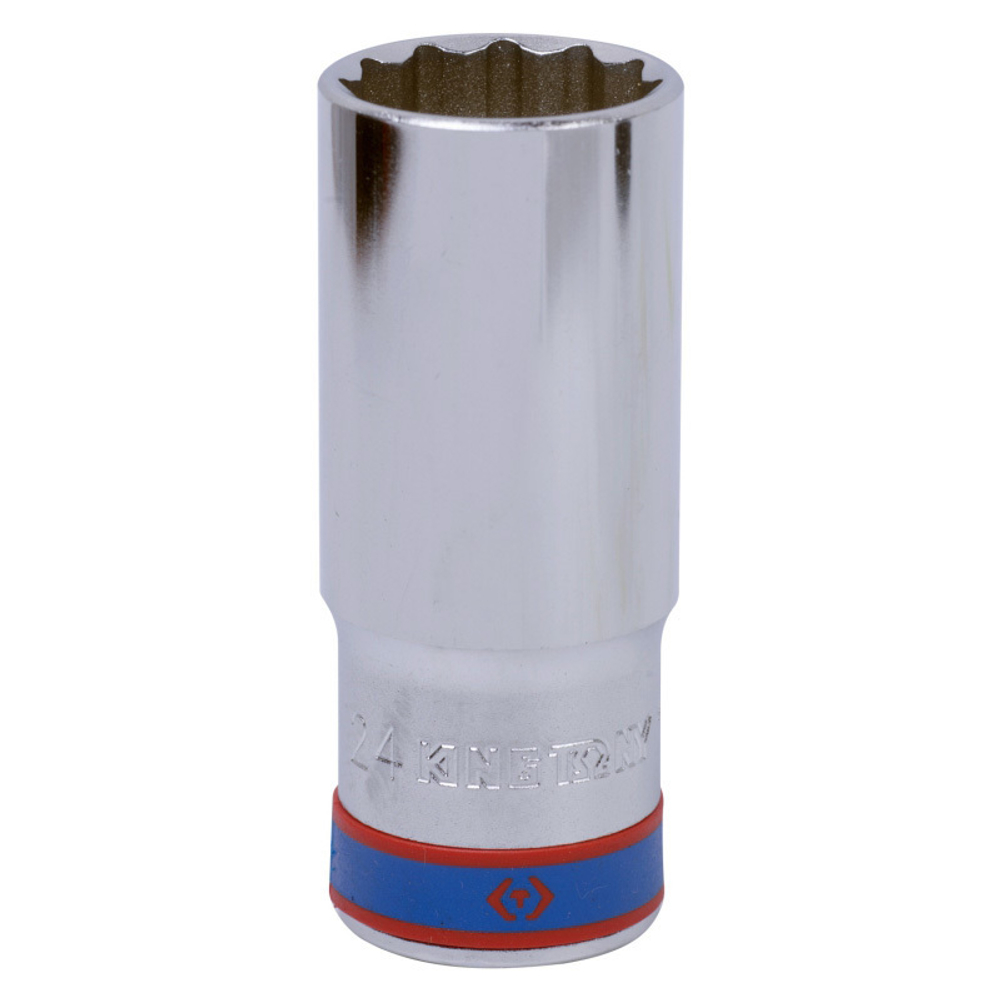 KING TONY (323024M) Головка торцевая глубокая двенадцатигранная 3/8", 24 мм