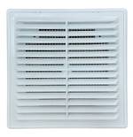 Решётка вентиляционная в рамке с москитной сеткой 210х210 мм Люкс