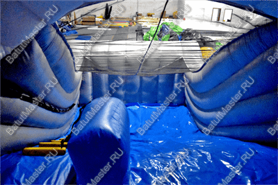 Коммерческий надувной батут "Акула-робот"