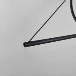 Подвесной светильник SUSPENSION CERCLE ET TRAIT – GRAPHITE SATINE L120