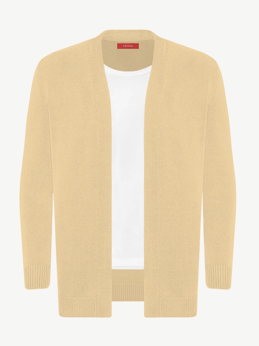 Кардиган с планкой из хлопка