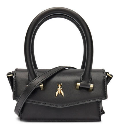 Кожаная сумка через плечо Patrizia Pepe - черный(8B0208 L061)