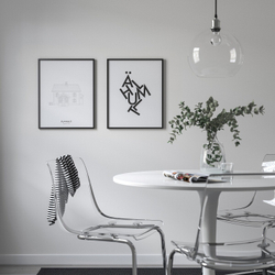 IKEA BILD  (ИКЕА БИЛД)  -  Плакат, Шведский загородный дом, Älmhult, 40x50 см