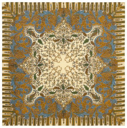 Павловопосадский платок Зима 586-5