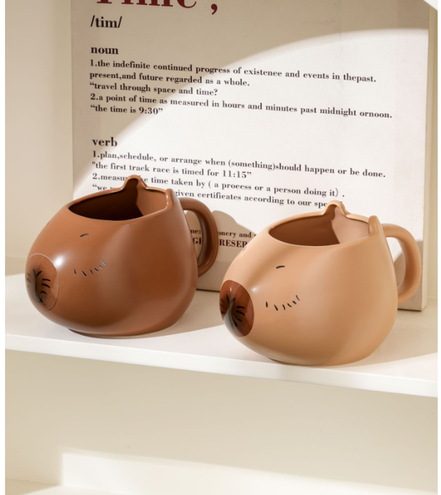 Керамическа кружка &quot;Capybara Cup&quot;, 650 мл