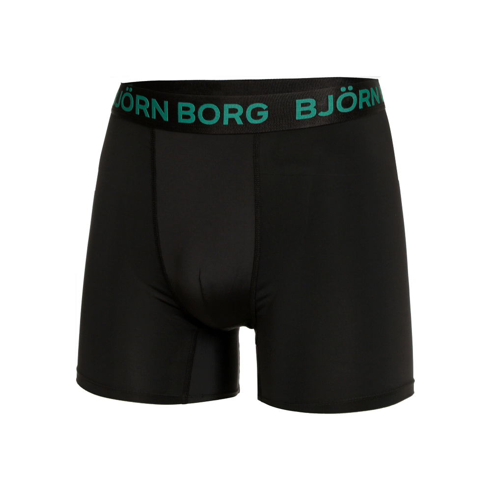 Björn Borg Performance Boxer Shorts 3 Pack Men - Green, Black