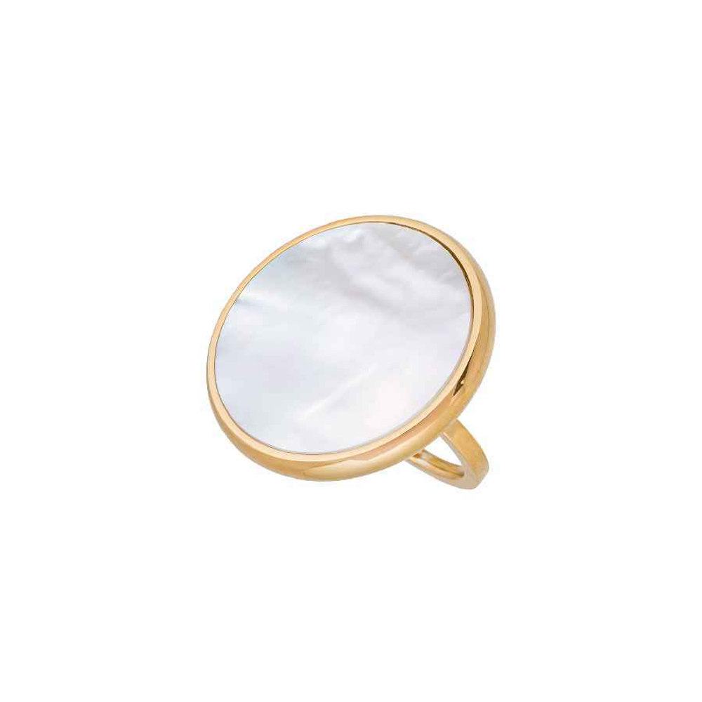 Кольцо Fiore Luna SHELL WHITE KR01734-3/10 BW/G