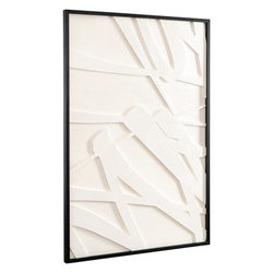 Панно декоративное с эффектом 3d minimalism, с черной рамой, 70х100 см