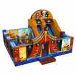 Коммерческий надувной батут «На абордаж!» 8×8×5,3 м