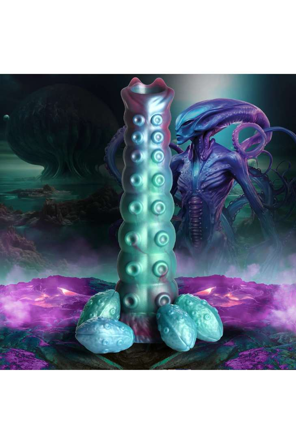 Фаллоимитатор CC Galactic Breeder Ovipositor 22х6.1 см
