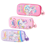 Пенал-косметичка Basir без наполнения, 22,5*10*5,5 см, серия "Единорог", ассорти