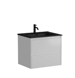 Тумба подвесная SANCOS Libra 590х450х500, c двумя ящиками оснащенными доводчиками, белый глянец , арт. LB60W
