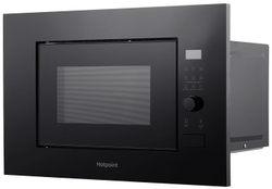 Встраиваемая микроволновая печь СВЧ Hotpoint MF20G BL H, черный