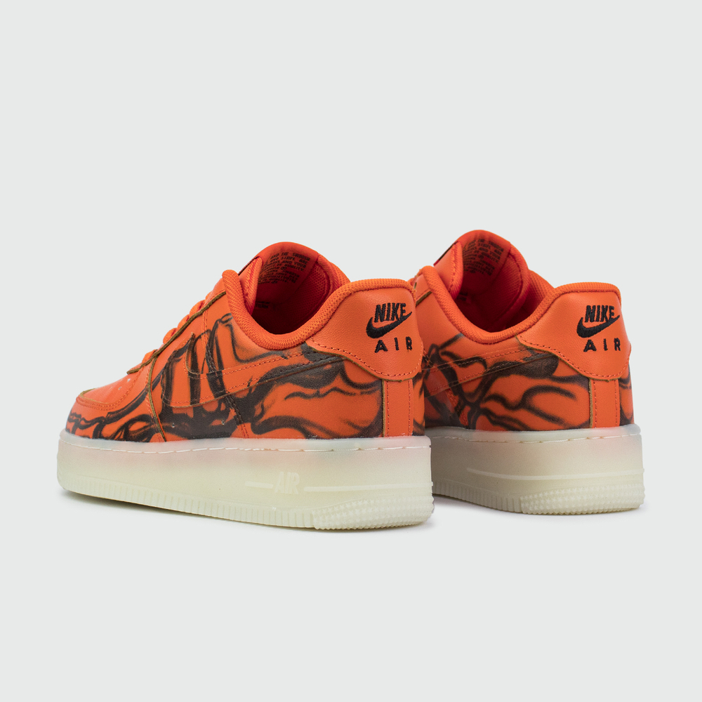 Кроссовки Nike Air Force 1 Low Skeleton Orange