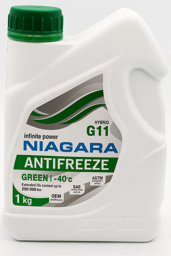 Антифриз 1л зеленый G11/G12 Ниагара