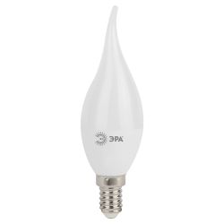 Лампочка светодиодная ЭРА STD LED BXS-5W-840-E14 E14 / Е14 5Вт свеча на ветру нейтральный белый свет | Лампы cветодиодные Свеча (B/C)