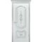Купить Дверь эмаль Соло R-0 В3 белая с патиной серебро глухая