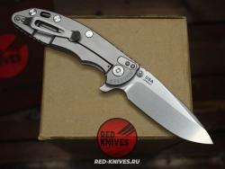 Нож HINDERER XM-18 SPEARPOINT Slicer TITANIUM - фрезеровка Frag RK-473