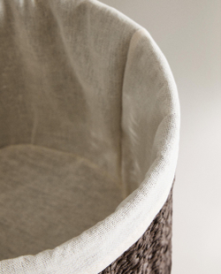 Zara Home Корзина из нержавеющей стали, цвет коричневый, 25 см