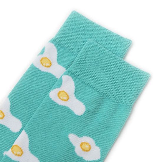 Носки "Яичница как облака", р-р 38-44 (бирюзовый)