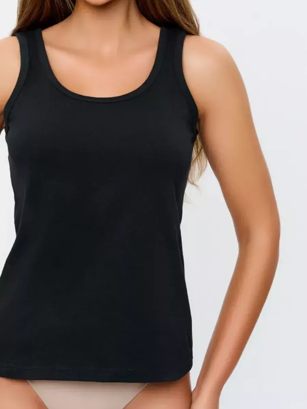 Майка под пиджак хлопок бельевая