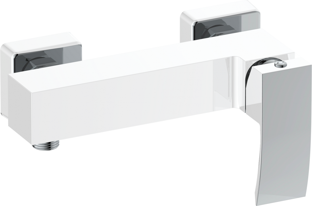 44052-F Смеситель для душа (белый,хром) "GANZER"  (6/1шт)