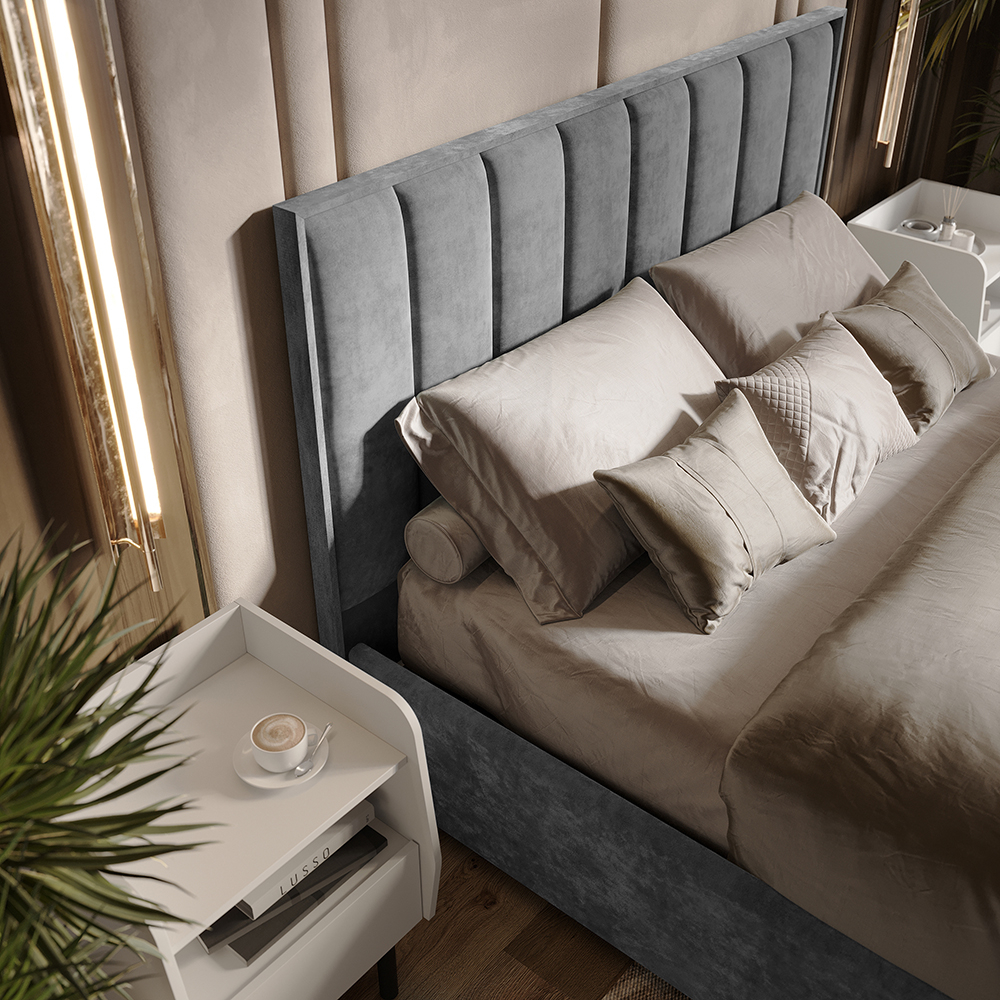 Кровать 1,6 м Мирабель КР-16 хром