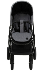 Детская коляска Roan Esso 3 в 1 с автокреслом Tutis Elo Lux EduSky Black ESS114/1 Grey/Black