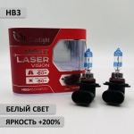 Лампа HB3 галогеновая с яркостью +200% белый свет
