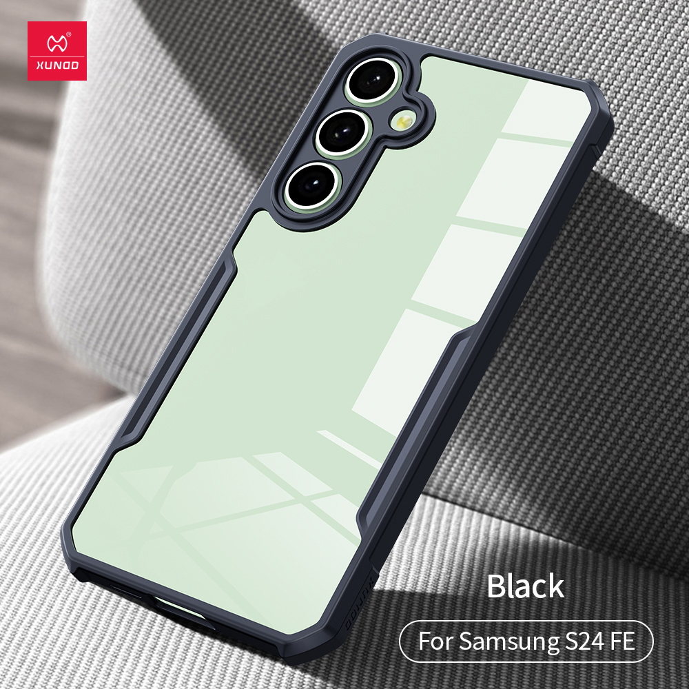 Чехол для Samsung Galaxy S24 FE противоударный с усиленными углами XUNDD