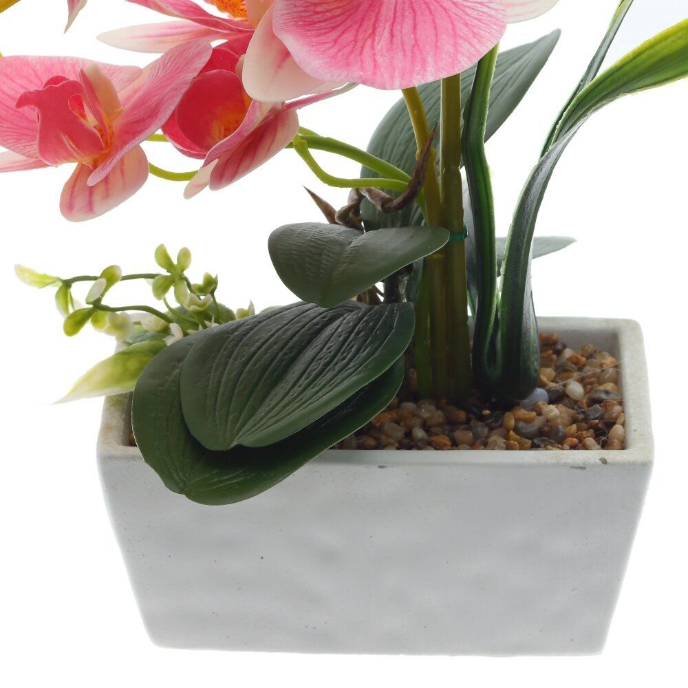 GAEM Цветочная композиция "Орхидея", L16 W9,5 H42 см