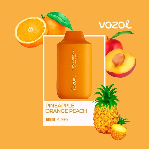 VOZOL STAR 6000 - Pineapple Orange Peach (5% nic)