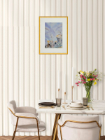 Картина авторская акварельная в паспарту 30х40 см на стену для интерьера "Туман в горах"