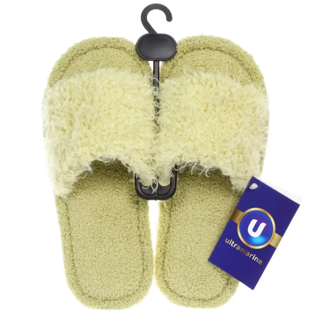 Тапочки женские домашние «COMFORT», цвет зелёный, р-р 38-39