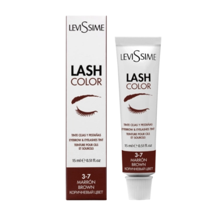 Levissime Краска для бровей и ресниц #3-7 Коричневый 15 мл