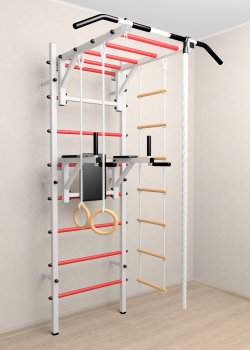 Шведская стенка Sv Sport усиленная 623 (Турник рукоход/Брусья/Канат/Кольца/Лестница)