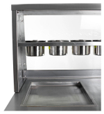 Фризер для жареного мороженого Foodatlas KCB-2F (контейнеры, световой короб, стол для топпингов, 2 компрессора)