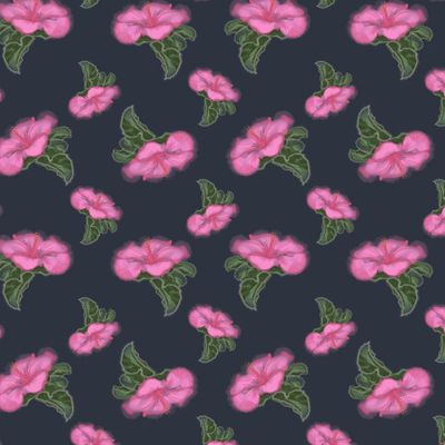 Акварельный гибискус