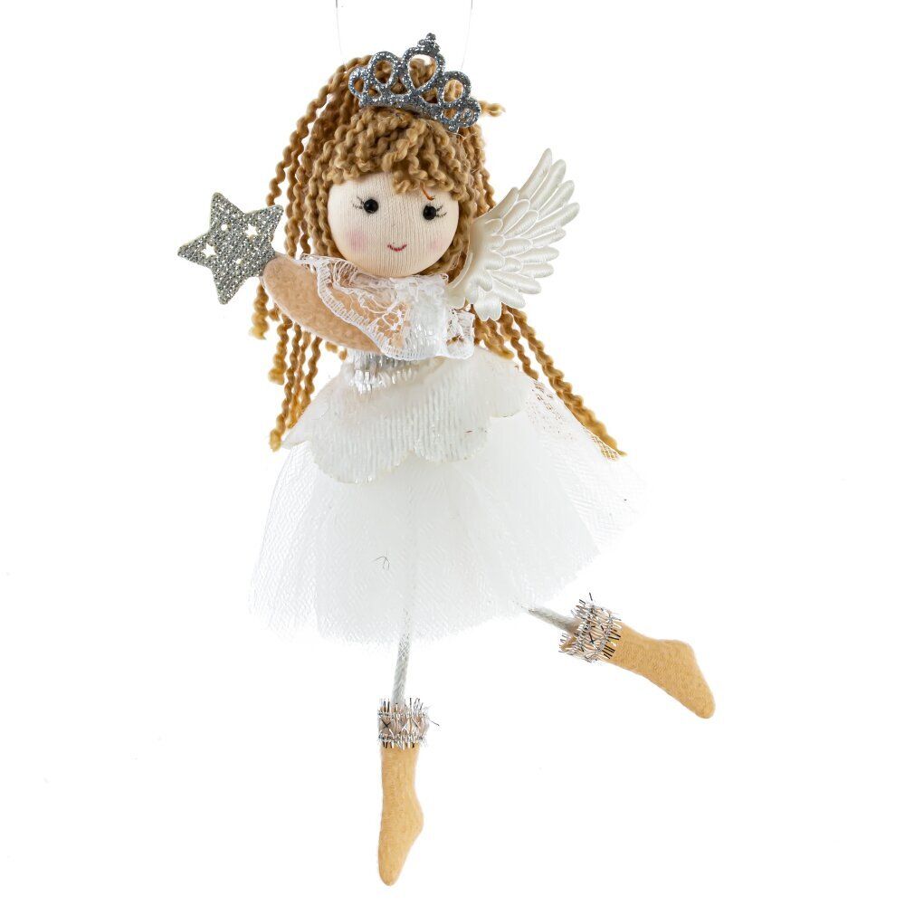 GAEM Изделие декоративное подвесное "Девочка-ангел", L8,5 W5 H18,5 см, 3в.